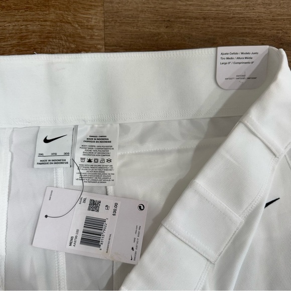 Nike Core Men's White Baseball Pants NEW Size 3XL - Picture 7 of 8